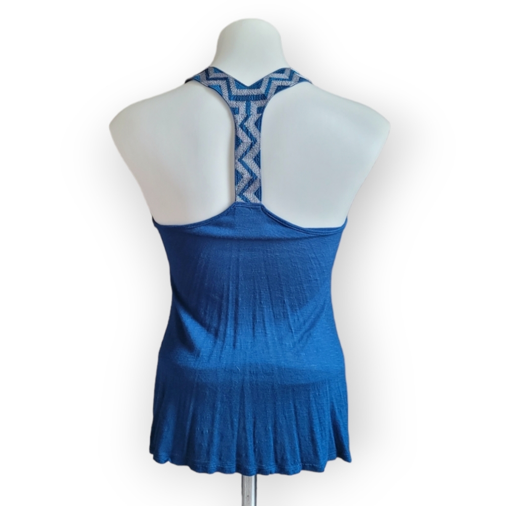 HIP Happening in the Present Medium Blue Boho Tank Top - Picture 2 of 4